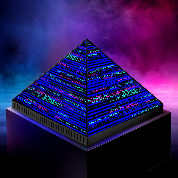 <h6><span style="text-decoration:underline">Fine Tuned Power & Precision</span></h6><h3>The PYRAMID</h3><p>A revolutionary technology that uses light, color, positive affirmations, and synchronized scalar waves to help restore and balance your physical and spiritual wellbeing.</p><h6><span style="text-decoration:underline"><em>was $13,999.00</em></span></h6><h3>SALE<strong> $11,999.00</strong></h3>